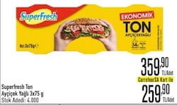 Superfresh Ton Ayçiçek Yağlı 3x75 g