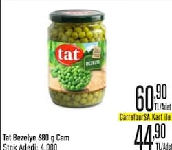 Tat Bezelye Cam 680 g