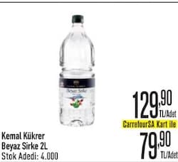 Kemal Kükrer Beyaz Sirke 2 l 