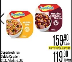 Superfresh Ton Salata Çeşitleri 