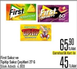 First Sakız ve Tipitip Sakız Çeşitleri 27 g
