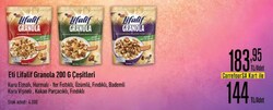 Eti Lifalif Granola 200 g Çeşitleri