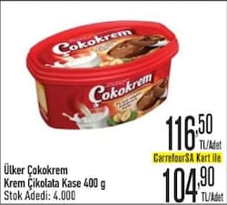 Ülker Çokokrem Krem Çikolata Kase 400 g