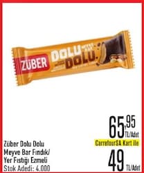 Züber Dolu Dolu Meyve Bar Fındık/Yer Fıstığı Ezmesi