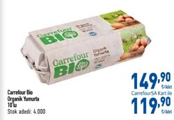 Carrefour Bio Organik Yumurta 10'lu