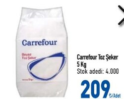 Carrefour Toz Şeker 5 kg
