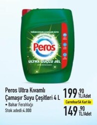 Peros Ultra Kıvamlı Çamaşır Suyu Çeşitleri 4 l