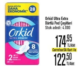 Orkid Ultra Extra Dörtlü Ped Çeşitleri 
