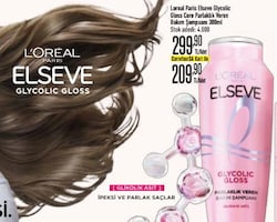 L'Oreal Paris Glycolic Gloss Care Parlaklık Veren Bakım Şampuan Şampuan 300 ml