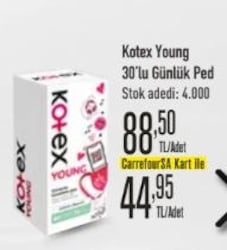 Kotex Young Günlük Ped 30'lu