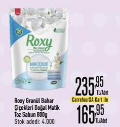 Roxy Granül Bahar Çiçekleri Doğal Matik Toz Sabun 800 g