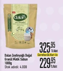 Dalan Zeytinyağlı Doğal Granül Matik Sabun 1000 g