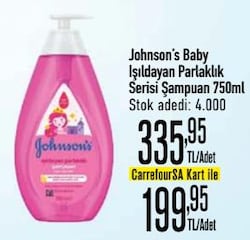 Johnson's Baby Işıldayan Parlaklık Serisi Şampuan 750 ml