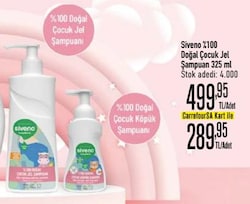 Siveno %100 Doğal Çocuk Jel Şampuan 325 ml