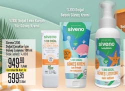 Siveno %100 Doğal Çocuklar için Güneş Losyonu 100 ml