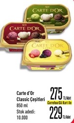 Carte d'Or Classic Çeşitleri 850 ml