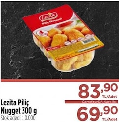 Lezita Piliç Nugget 300 gr