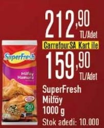 SuperFresh Milföy 1000 gr