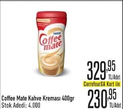 Coffee Mate Kahve Kreması 400 gr