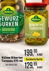 Kühne Biberiye Turşusu 370 ml