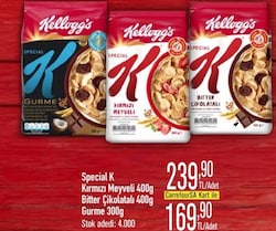 Kellogg's Special K Gurme Kırmızı Meyveli/Bitter Çikolatalı 400 g