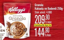 Kellogg's Granola Kakaolu ve Bademli 250 g