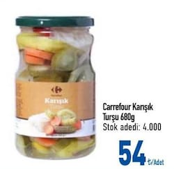 Carrefour Karışık Turşu 680 g
