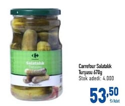 Carrefour Salatalık Turşusu 670 g