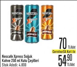 Nescafe Xpress Soğuk Kahve 250 ml Kutu Çeşitleri