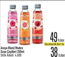 Avoya Blend Maden Suyu Çeşitleri 250 ml