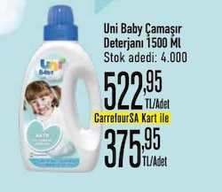 Uni Baby Çamaşır Deterjanı 1500 ml