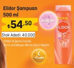 Elidor Şampuan 500 ml
