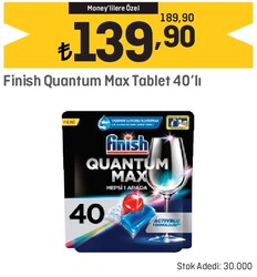 Finish Quantum Max Tablet 40'lı