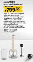 Arzum AR1140 Blanco Mini Blender Seti 1500 W