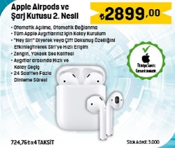 Apple Airpods ve Şarj Kutusu 2. Nesil