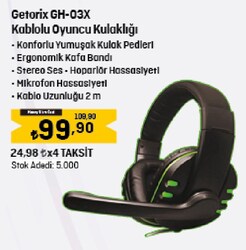 Getorix GH-03X Kablolu Oyuncu Kulaklığı