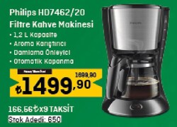 Philips HD7462/20 Filtre Kahve Makinesi