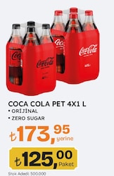 Coca Cola 1 lt 4'lü