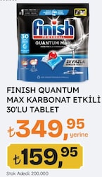 Finish Quantum Max Bulaşık Makinesi Tableti 30'lu
