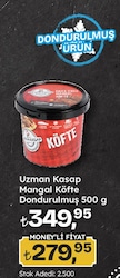 Uzman Kasap 500 gr Donuk Mangal Köfte