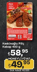 Keskinoğlu Acılı Piliç Kebap 400 gr
