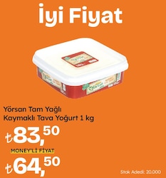 Yörsan Kaymaklı Tava Yoğurt 1000 G