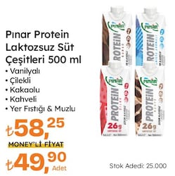 Pınar Protein 500 ml Süt