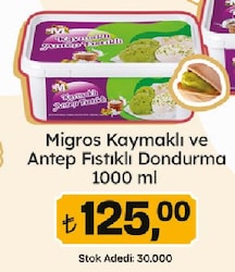 Migros Kaymaklı & Antep Fıstıklı Dondurma 1 lt