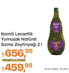 Komili Ege Lezzetlik Yumuşak Natürel Sızma Zeytinyağı 2 lt