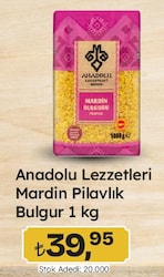 Anadolu Lezzetleri Mardin Pilavlık Bulgur 1 kg