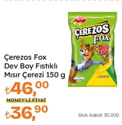 Çerezos Fox Dev Boy Fıstıklı Mısır 150 gr