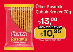 Ülker Susamlı 70 gr Çubuk Kraker