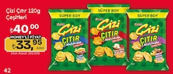 Ülker Çizi Çıtır Tulum Peyniri ve Köz Biber Aromalı Süper Boy Kraker 120 gr