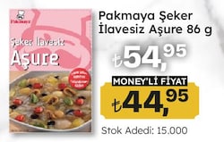 Pakmaya Şeker İlavesiz Aşure 86 gr